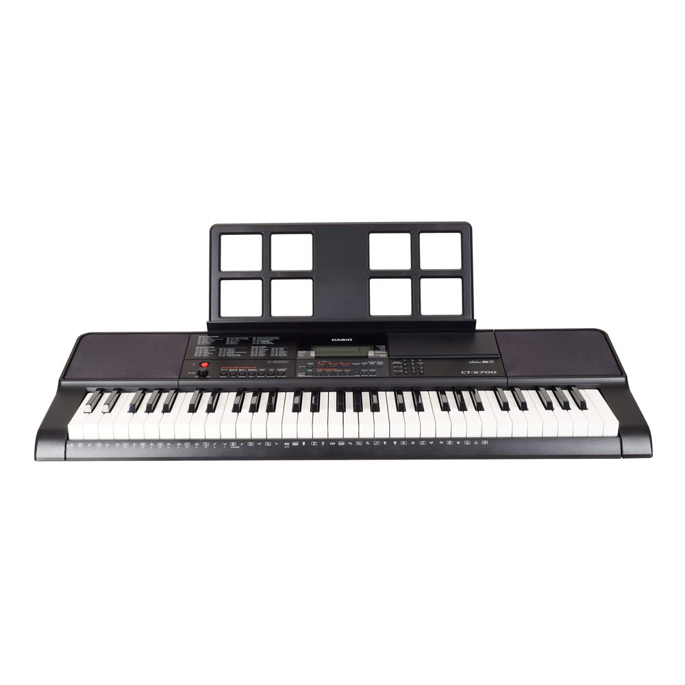 Kit Teclado Casio CT-X700 com Capa Simples, Pedal Sustain e