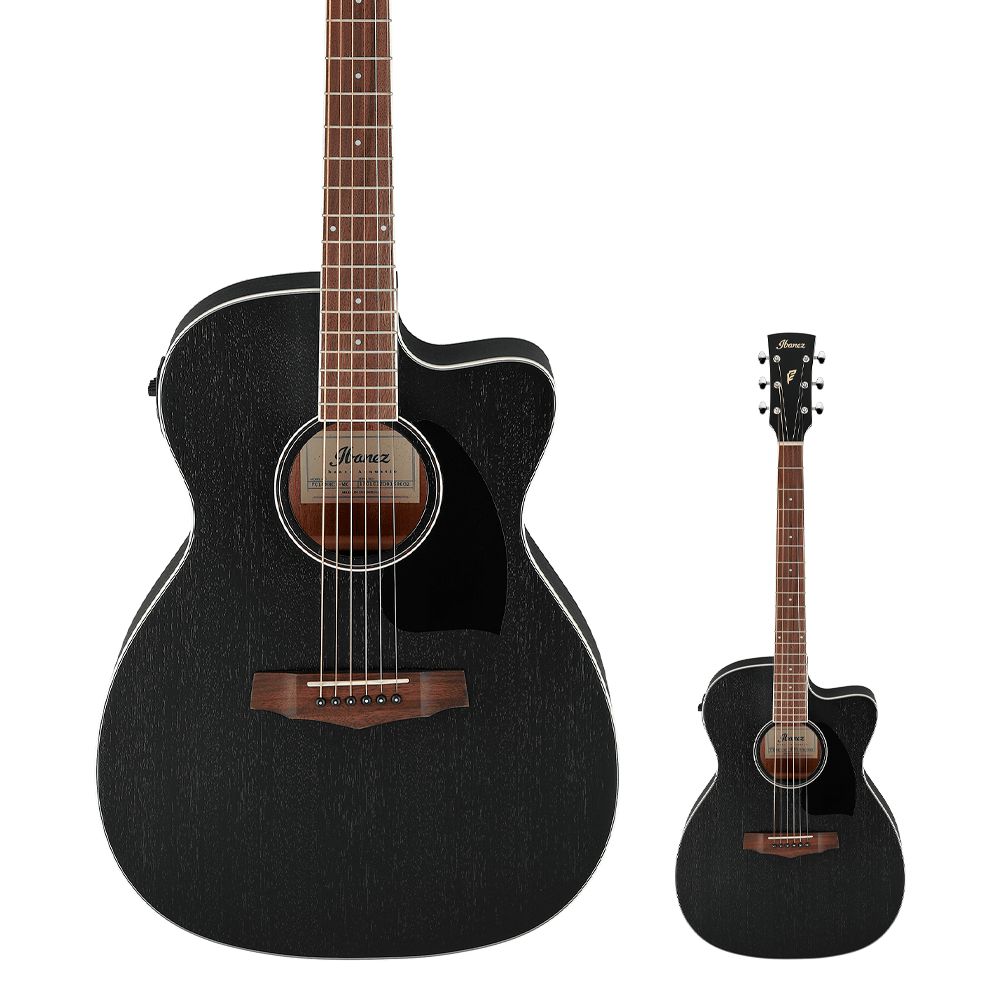 【11362】Ibanez PC14MHCE-WK エレアコ ブラック サテン Violão Elétrico Aço Grand Concert Ibanez PC14MHCE WK Weathered