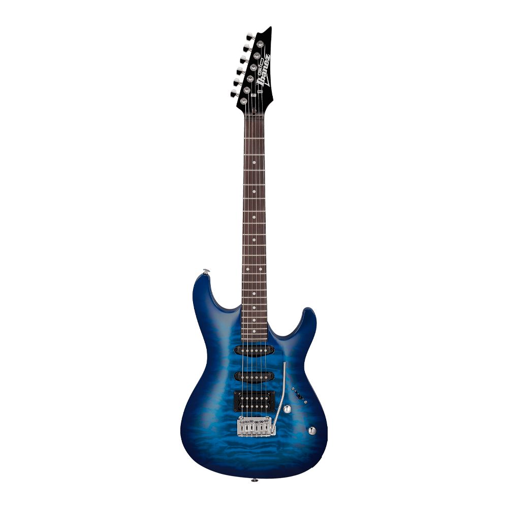 Guitarra Super Strato Ibanez SA GIO GSA60QA TBB Transparent Blue