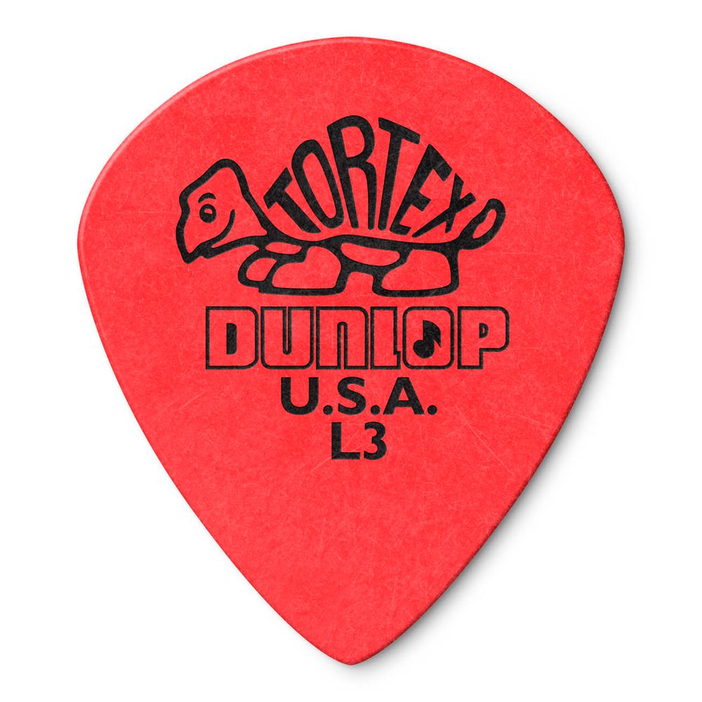 Palheta para Guitarra 0.50 mm Dunlop 472-L3 Tortex Jazz III Light