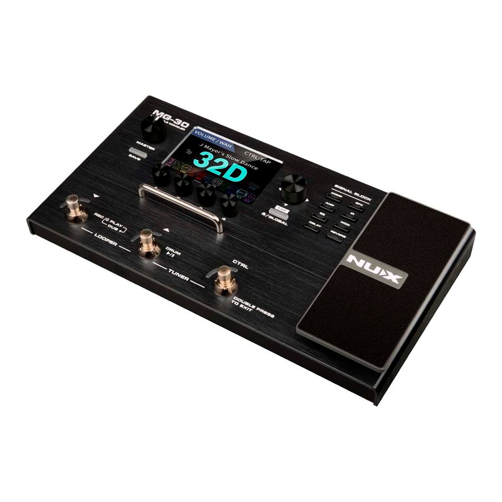 Pedaleira Multi Efeitos NUX MG-30 com Impulse Response