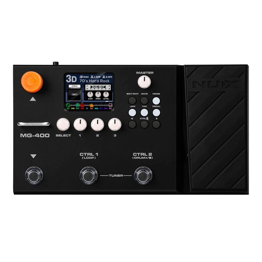 NUX MG-400 マルチエフェクター Pedaleira Multi Efeitos NUX MG-400 com Impulse Response