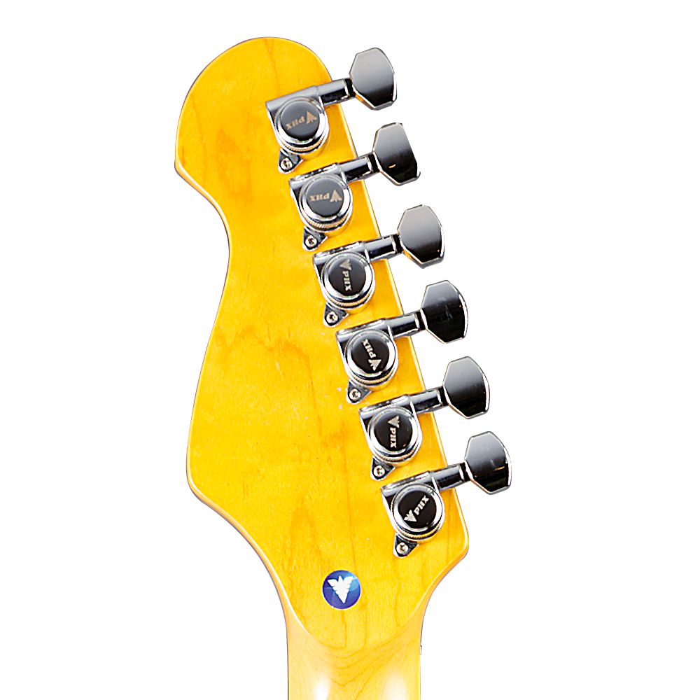 Guitarra Strato HSS Alnico 5 PHX ST-H ALV BK Black - AudioDriver
