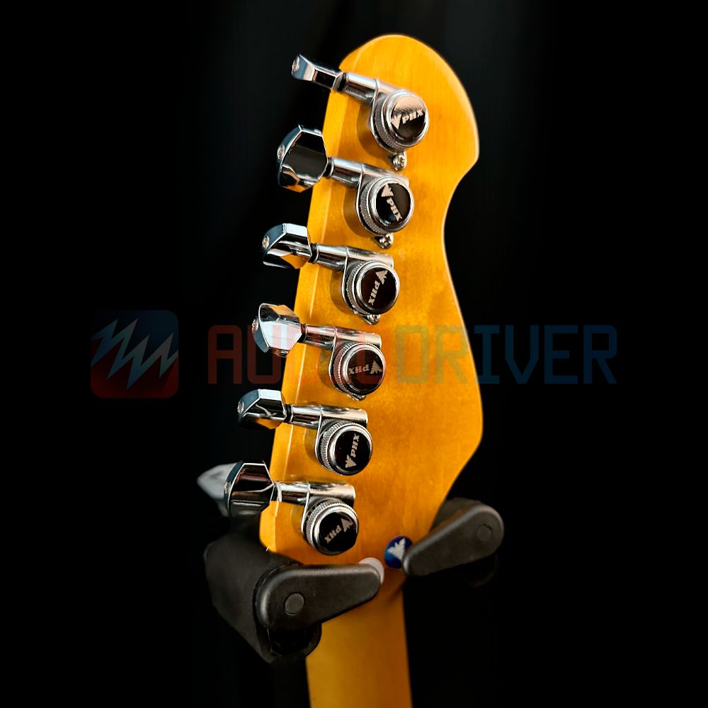 Guitarra Canhoto Strato Humbucker Alnico PHX ST-H ALV Preta