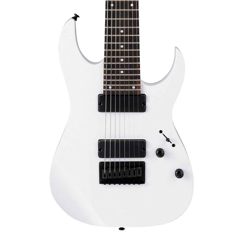 Guitarra 8 Cordas Ibanez RG8 Branca - AudioDriver Instrumentos