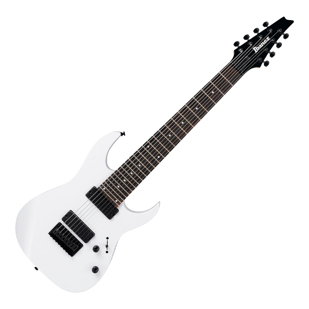 Guitarra 8 Cordas Ibanez RG8 Branca - AudioDriver Instrumentos