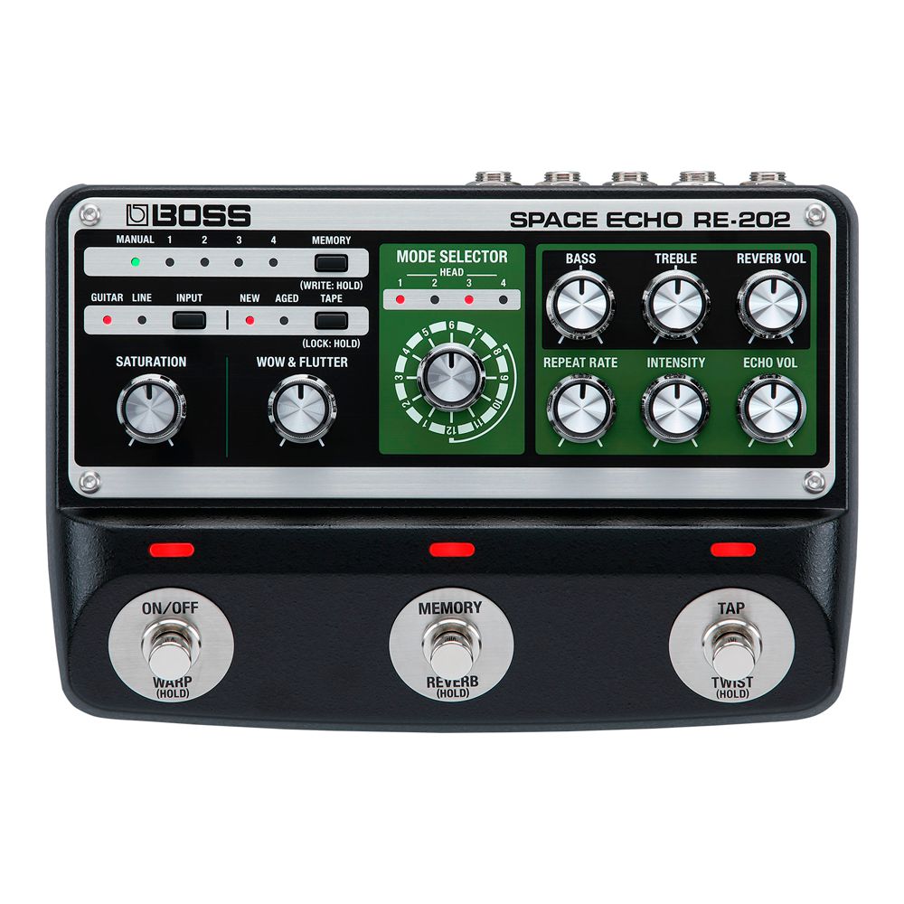 最新作の Pedal Guitarra Space Echo Boss RE-202 - AudioDriver ギター