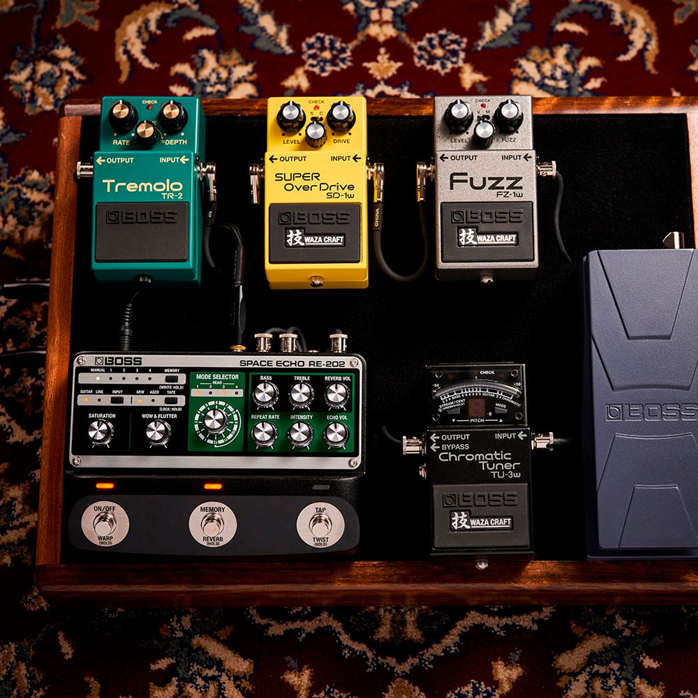 ギター BOSS RE-202 SPACE ECHO Pedal Guitarra Space Echo Boss RE-202 - AudioDriver