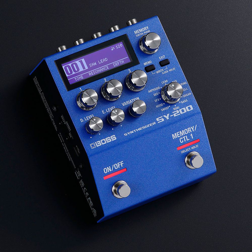 BOSS SY-200 シンセサイザーエフェクター Pedal Sintetizador 12 Modos Boss SY-200 Synthesizer - AudioDriver