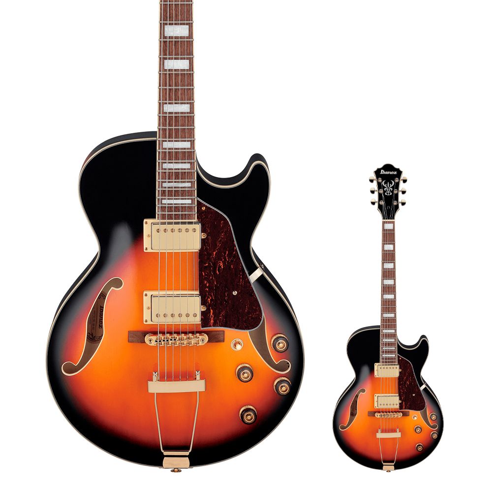 Guitarra Semi Acústica Ibanez AG75G Brown Sunburst - AudioDriver