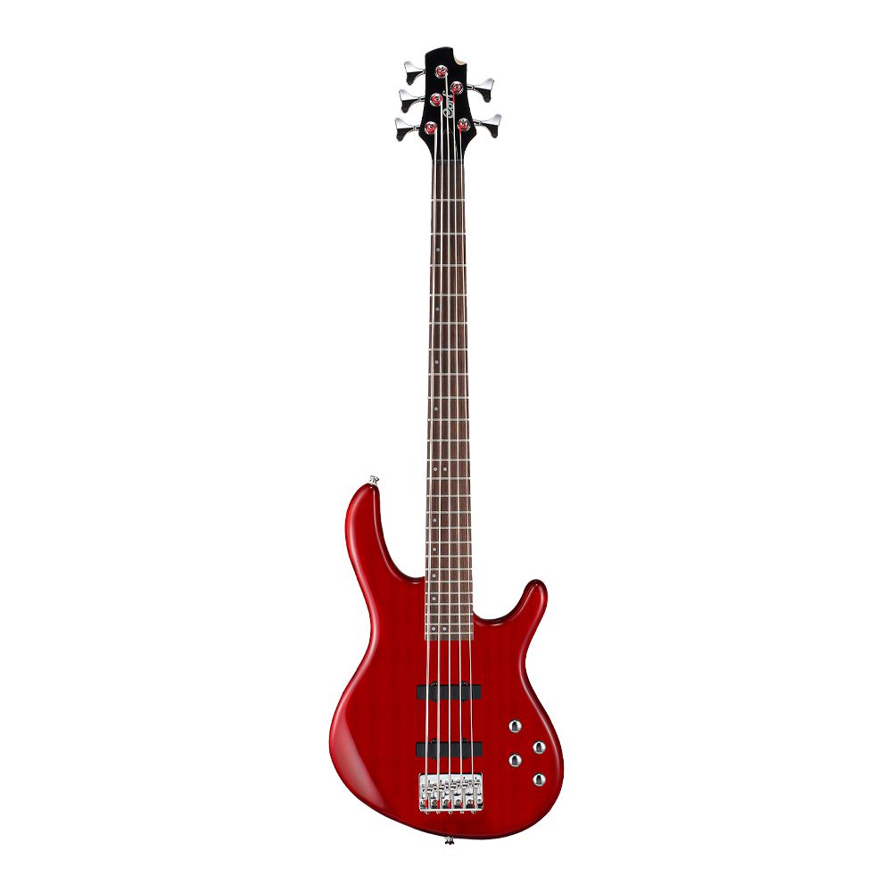 Cortコルト Action ベース レッド Baixo 5 Cordas Ativo Cort Action Bass V Plus Trans Red