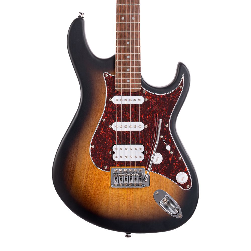 Guitarra Strato HSS Cort G110 Open Pore Sunburst - AudioDriver