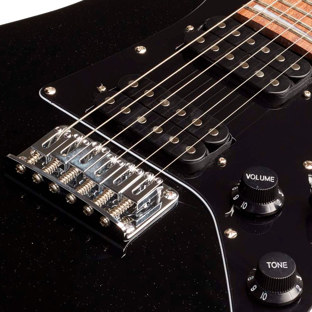 Guitarra Short Scale Super Strato Ibanez miKro GRGM21 Black Night