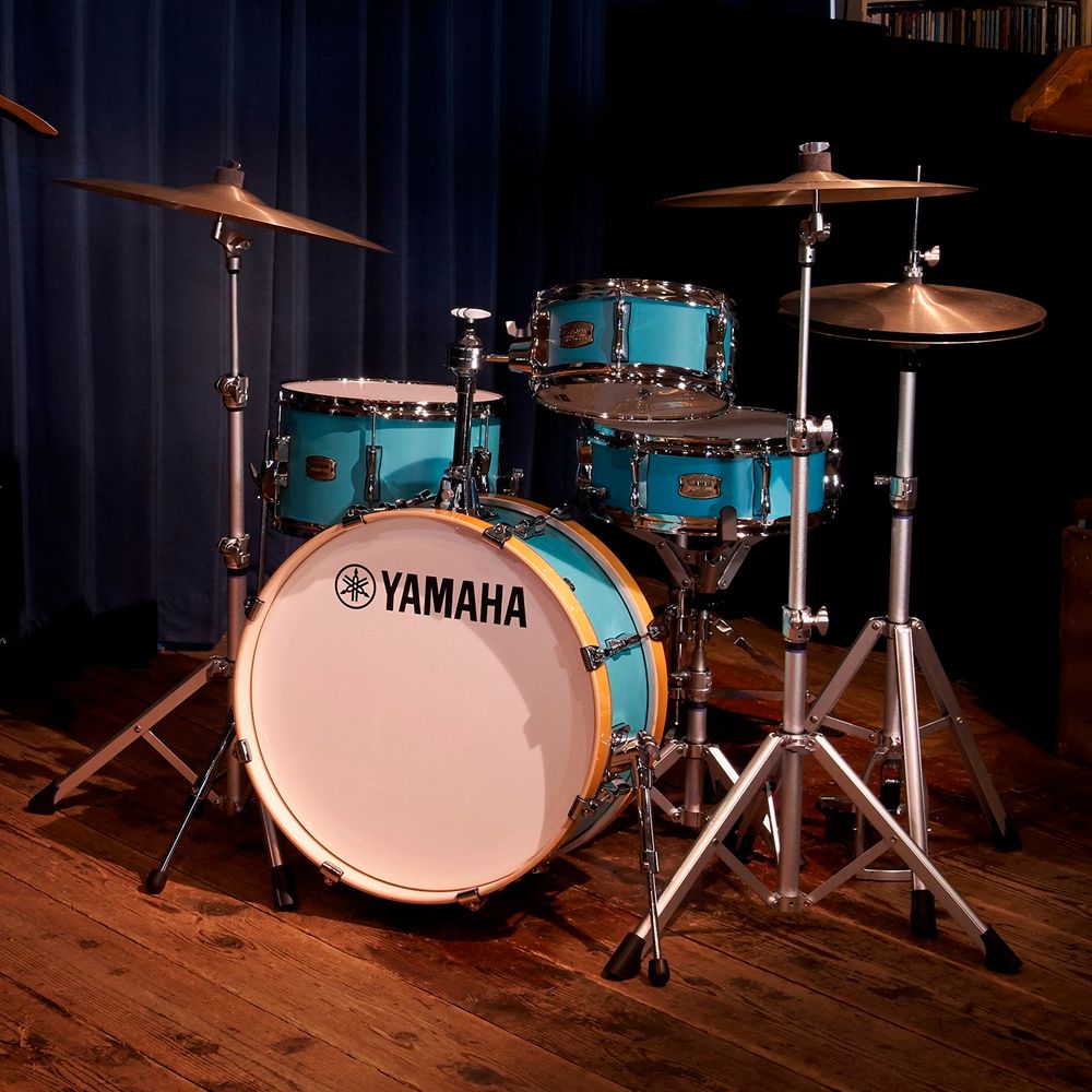 YAMAHA ＦＩＳＨ－１２ft Bateria Birch Yamaha Stage Custom Hip Surf Green - AudioDriver