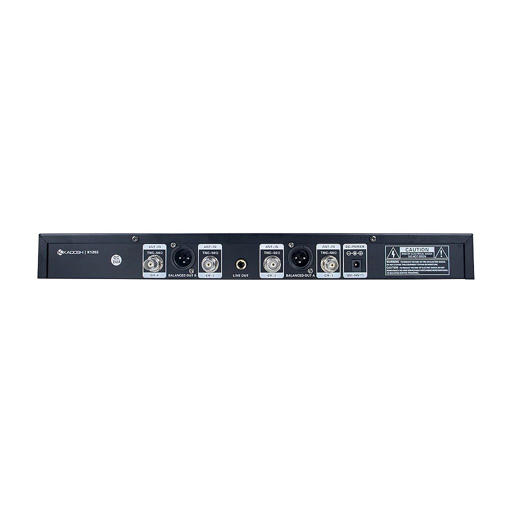 Microfone Sem Fio Duplo Kadosh K1202M True Diversity - AudioDriver