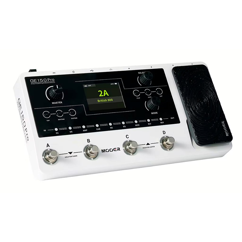 Mooer GE150 Pro – Pedaleira Multi Efeitos Completa e Profissional
