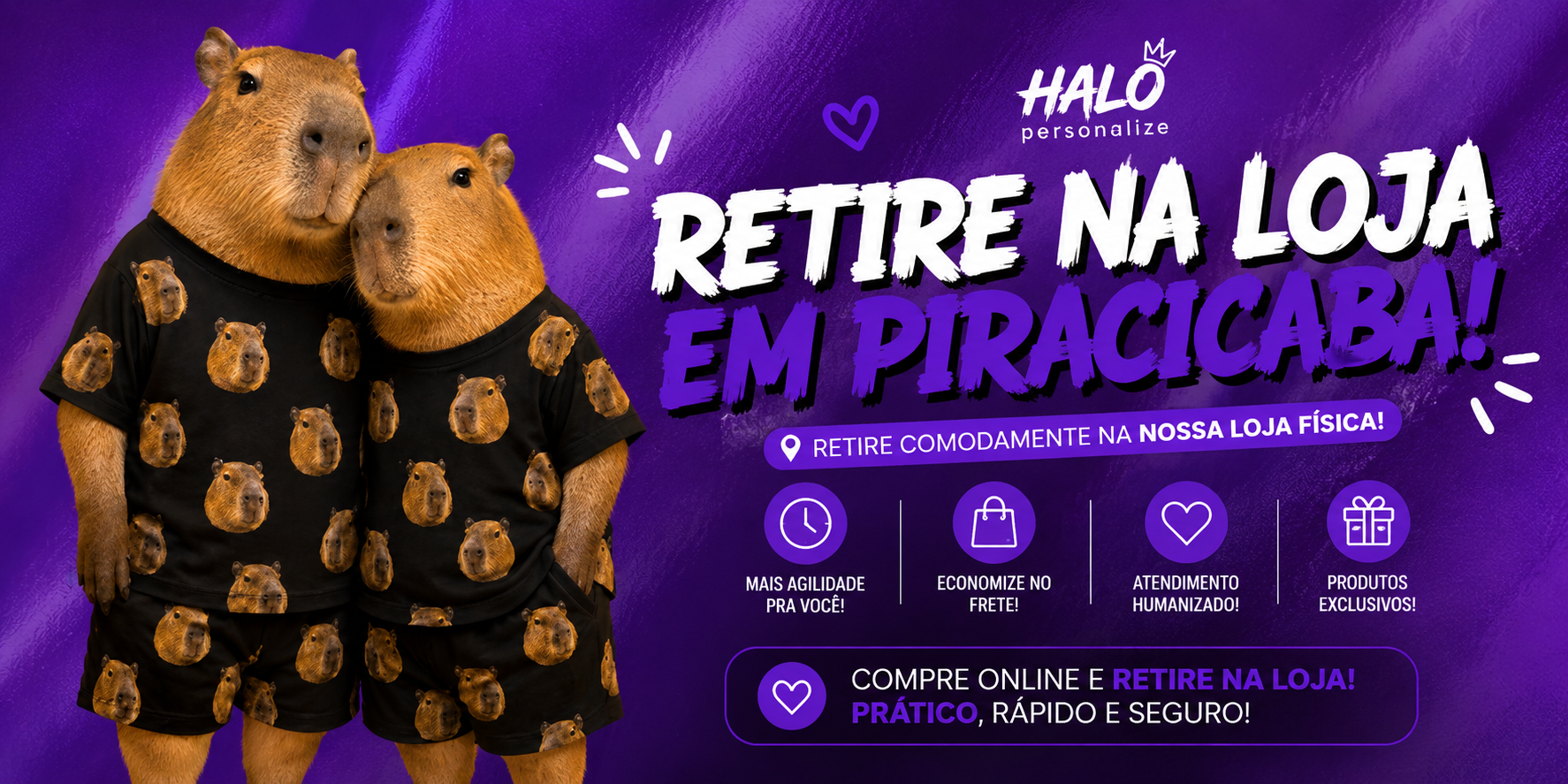 Retire na loja
