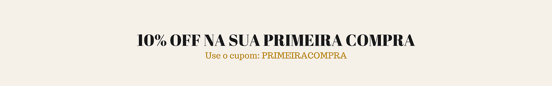 primeira compra