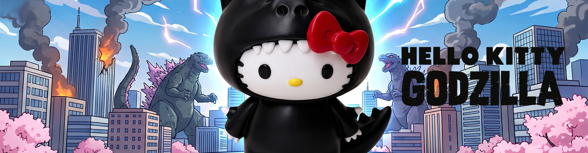 Hello Kitty Godzilla