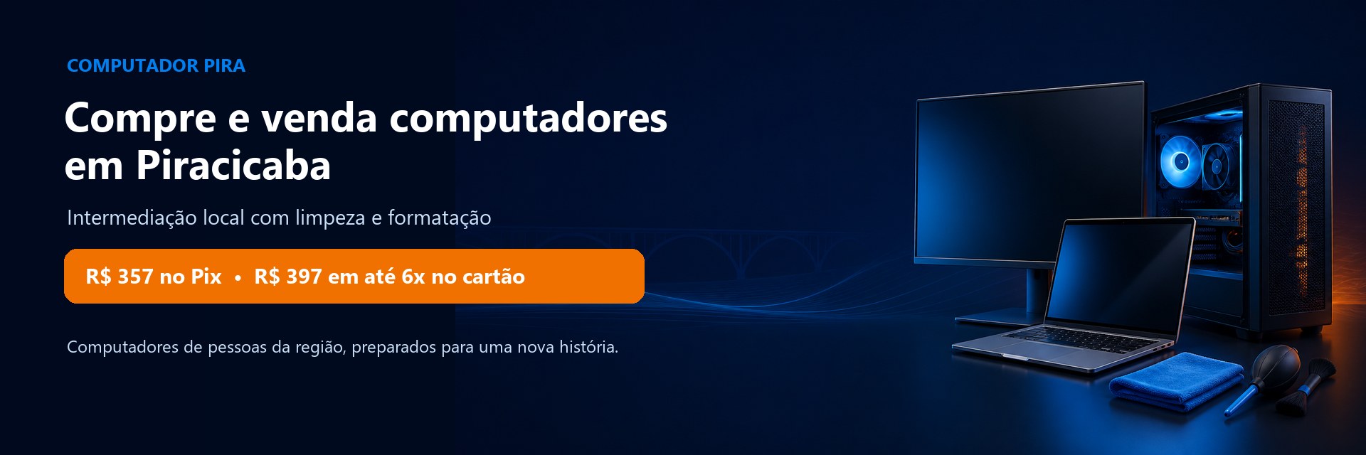 Compre e venda computadores em Piracicaba