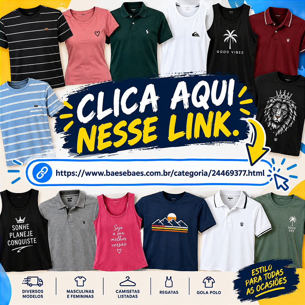 CAMISETAS GERAIS