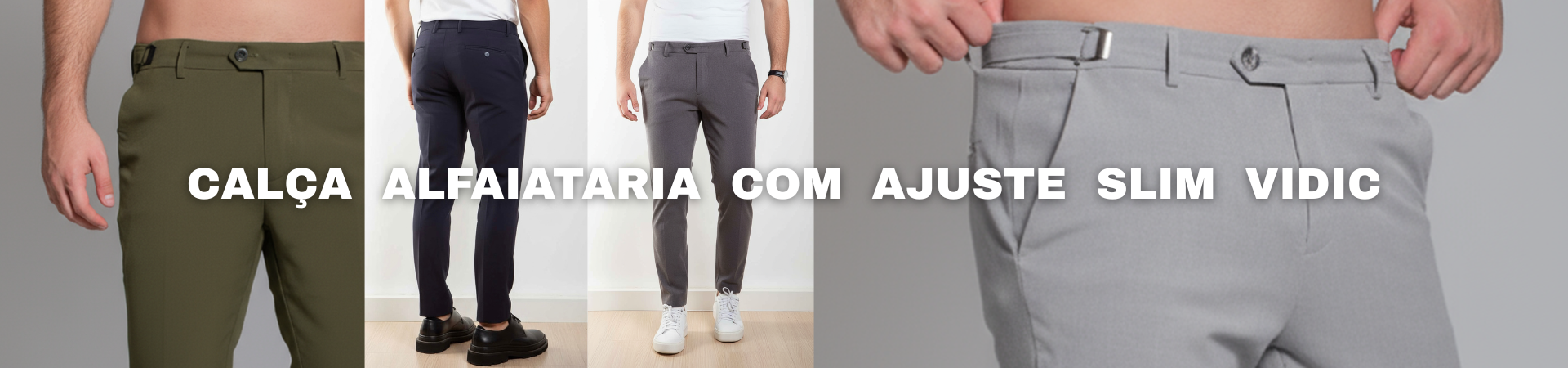 tarja calça alfaiataria ajuste slim @mobile