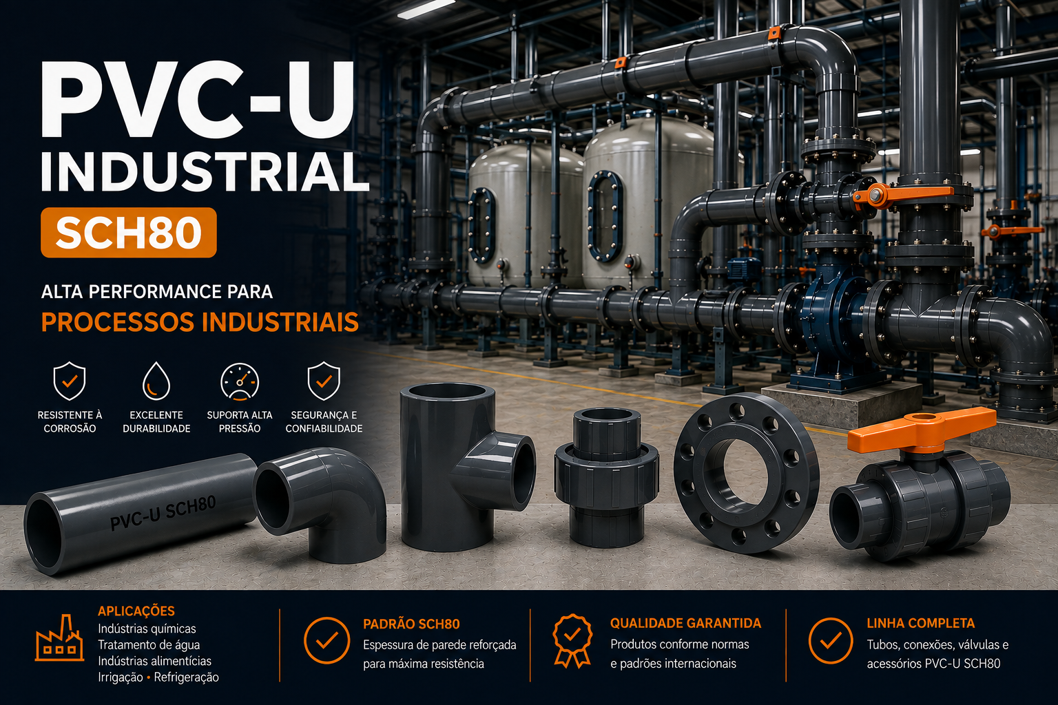 PVC-U SCH80