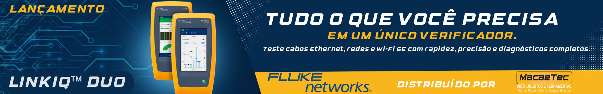 LANÇAMENTO FLUKE NETWORK
