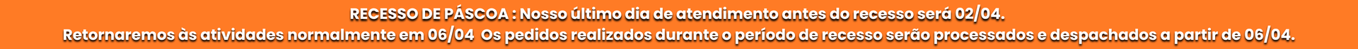 RECESSO PASCOA