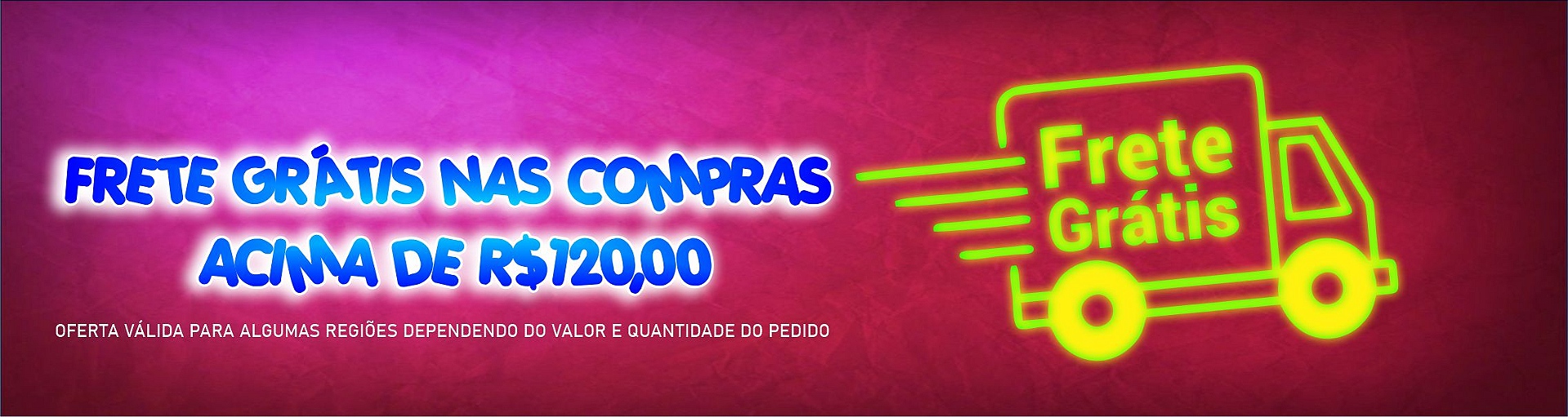 banner para frete grátis