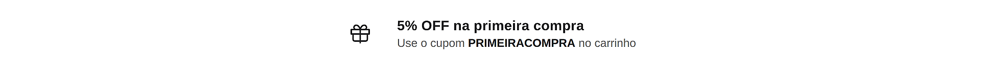 Cupom Primeira Compra