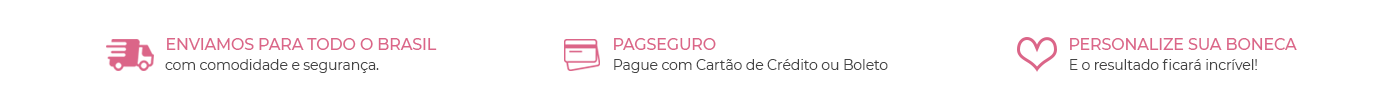Banner Envio / Pagamento / Personalize