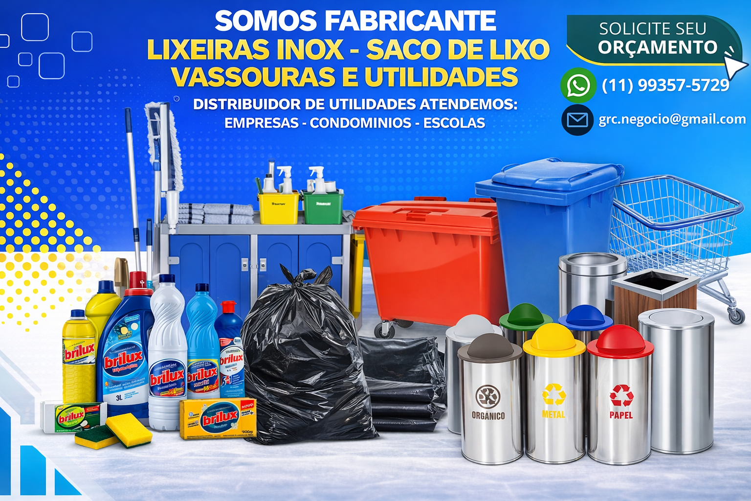 FABRICANTE DE SACO DE LIXO E UTILIDADES