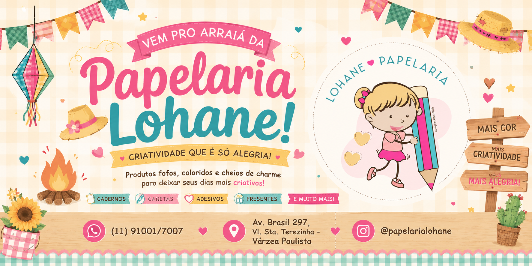 Arraiá Papelaria Lohane