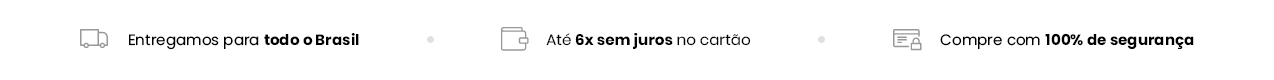 Tarja descrição envios, condições de pagamentos
