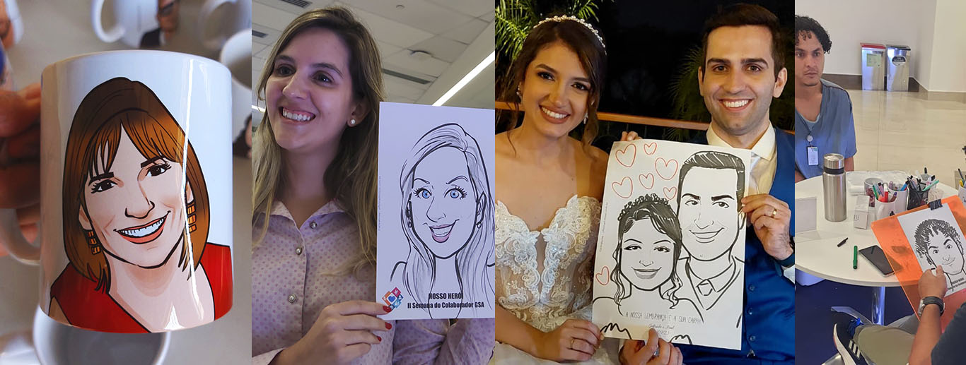 Officina do Risco Caricaturas em eventos