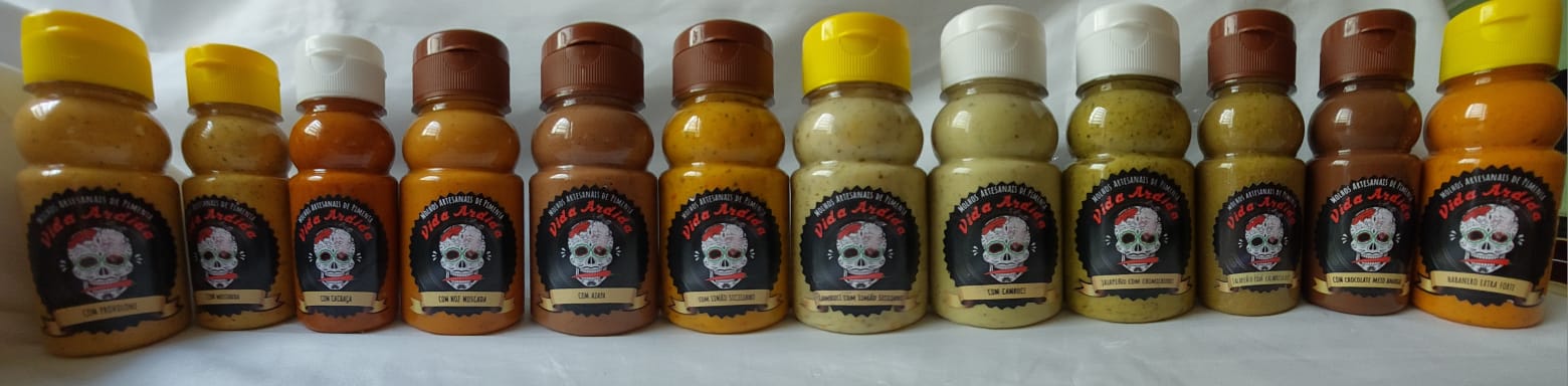 Molhos artesanais com produtos de primeira qualidade
