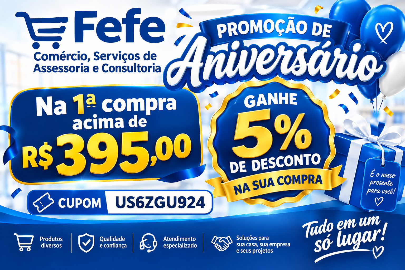 Promoção de Aniversário
