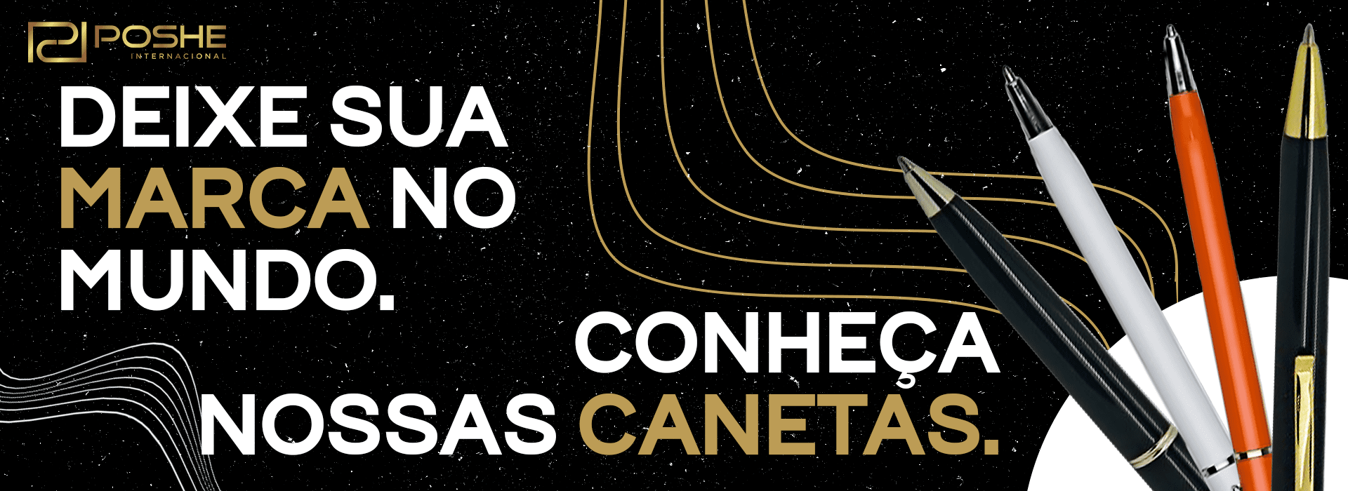 "Escreva com Estilo: Canetas de Metal Premium"