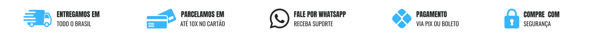 formas de entrega e envio