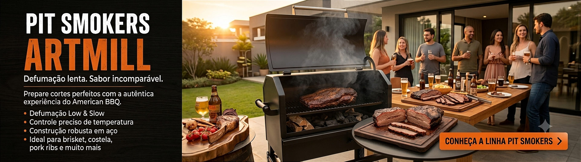Linha Pit Smokers