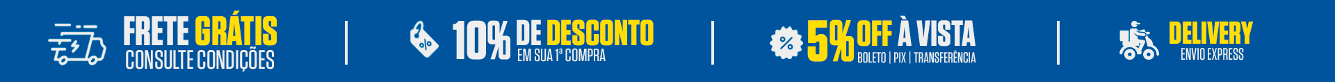 Banner Tarja Teste Azul - Muscle & Strenght