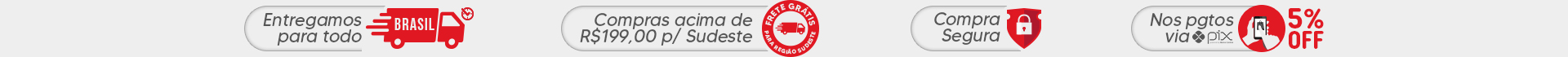 Entregamos para todo Brasil