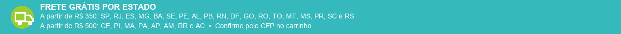 Frete grátis por estado