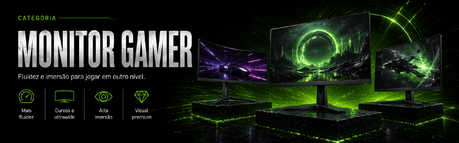 banner monitor gamer
