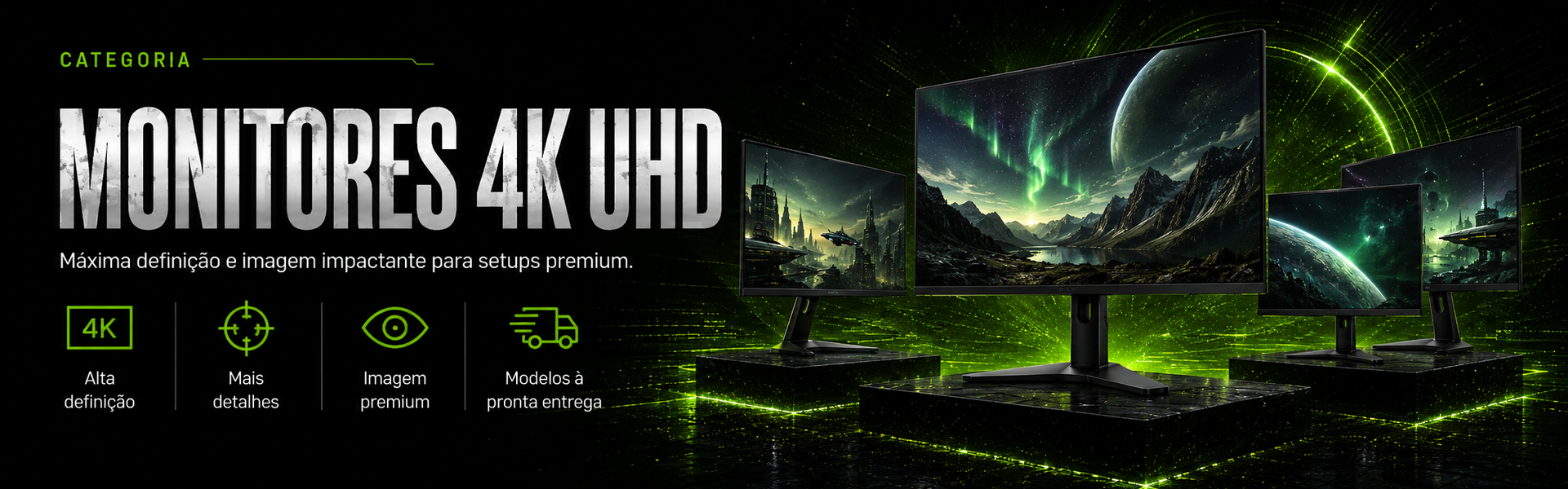 banner monitores 4k uhd