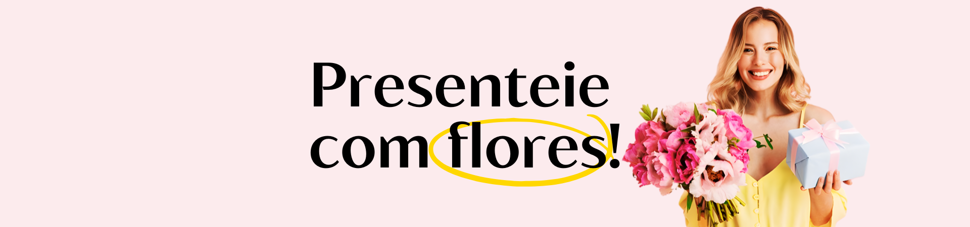 PRESENTEI COM FLORES