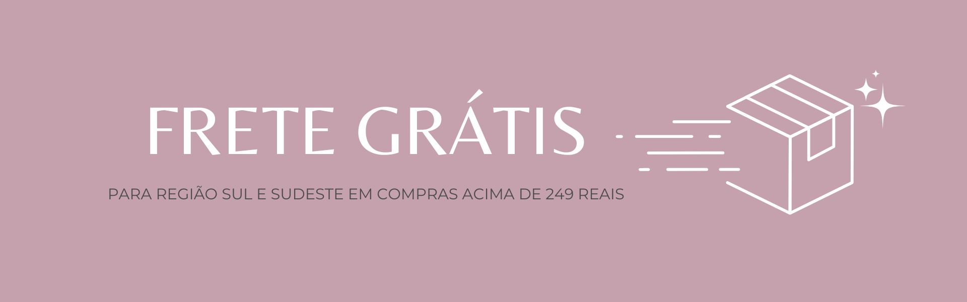 Banner Tarja Frete mobile