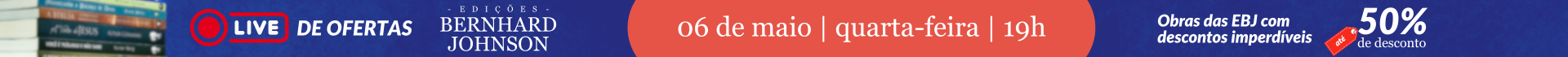 Live de descontos das EBJ