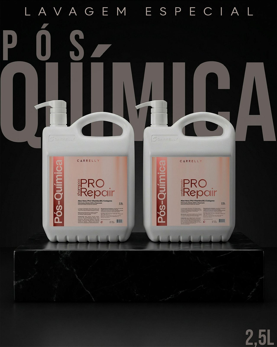 LANÇAMENTO - KIT PÓS QUÍMICA 2,5L